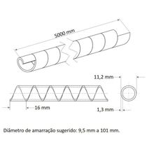 Tubo Espiral 1-2" Tramontina Branco 5 M Tramontina