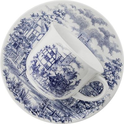 Kit Jogo Café Lanche Oxford® Biona Cena Inglesa 20 Peças