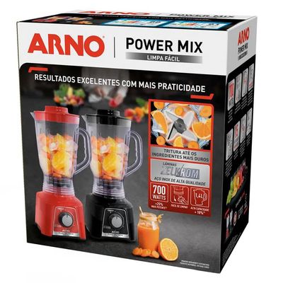 Liq ARNO Power MIX Limpa Facil 700W 15VEL - 2720017373  Vermelho  110 VOLTS