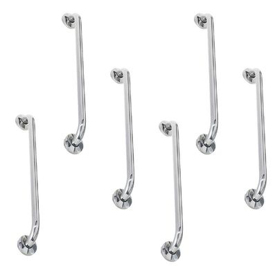 Alça De Apoio 60cm Barra Segurança Kit 6 Unidades Idoso Criança Cadeirante Gestante Acessibilidade