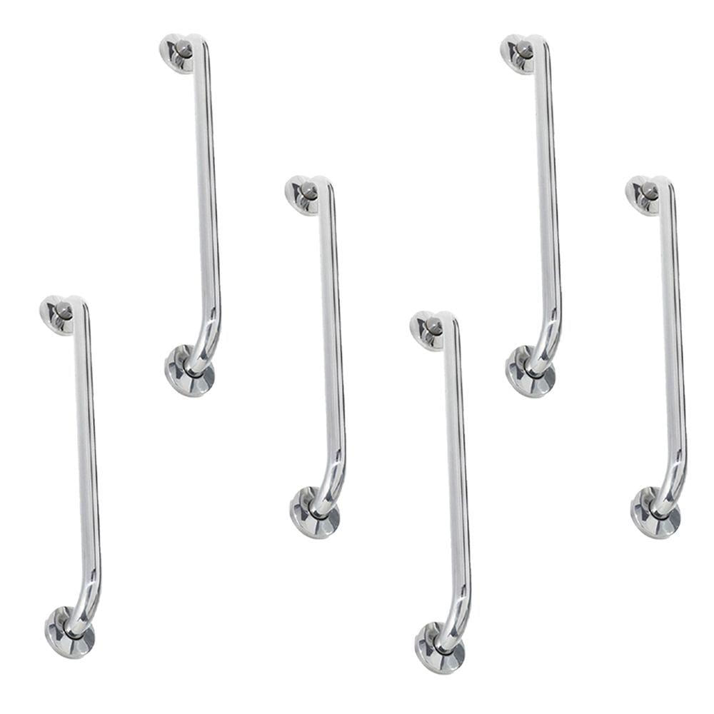 Alça De Apoio 60cm Barra Segurança Kit 6 Unidades Idoso Criança Cadeirante Gestante Acessibilidade