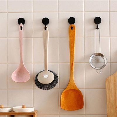 Kit 10 Ganchos De Parede Multiuso Prático Sem Furos