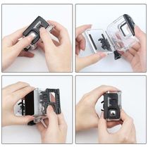 Caixa Estanque Fechada Sem Remoção Lente GoPro 7 White e Silver