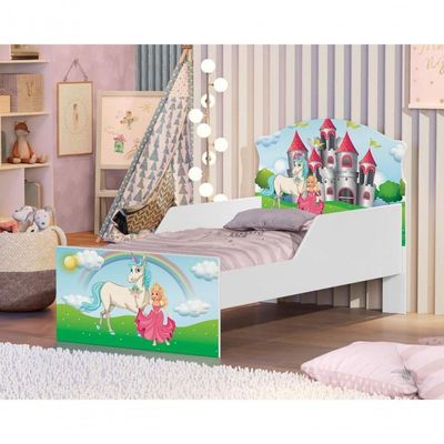 Mini Cama Princesa Encantada Com Colchão
