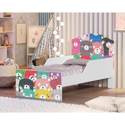 Mini Cama Ursinhos Coloridos