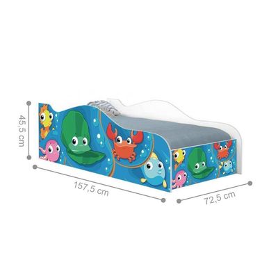 Mini Cama Fun Fundo Do Mar Peixes