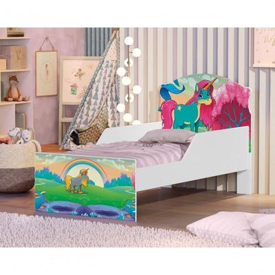 Mini Cama Unicórnio Feliz