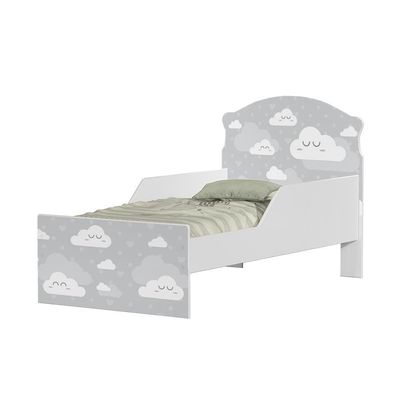 Mini Cama Nuvens Cinza