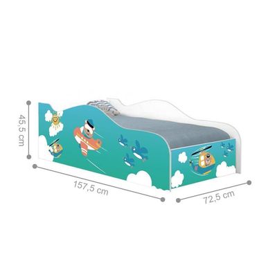 Mini Cama Fun Patrulha Animal Infantil Com Colchão