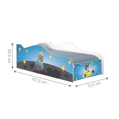 Mini Cama Fun Astronauta E Foguete