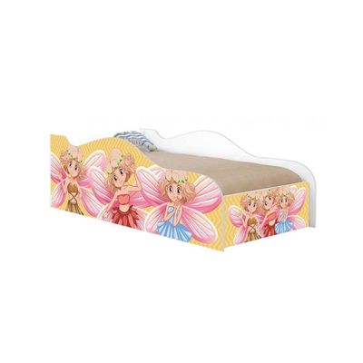 Mini Cama Fun Fadinhas Coloridas Infantil Com Colchão