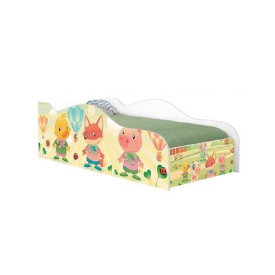 Mini Cama Fun Fazendinha E Balões Infantil Com Colchão