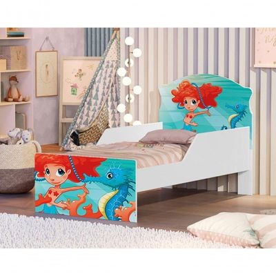 Mini Cama Sereia No Mar
