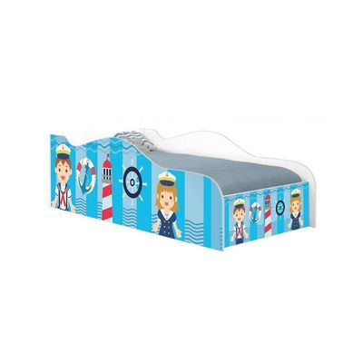 Mini Cama Like Tripulação Do Mar Infantil Com Colchão