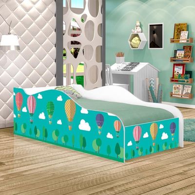 Mini Cama Like Balão Nas Nuvens Infantil Com Colchão