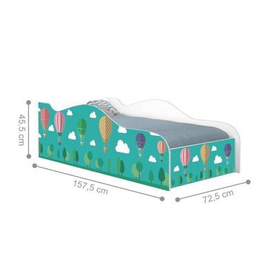 Mini Cama Like Balão Nas Nuvens Infantil Com Colchão