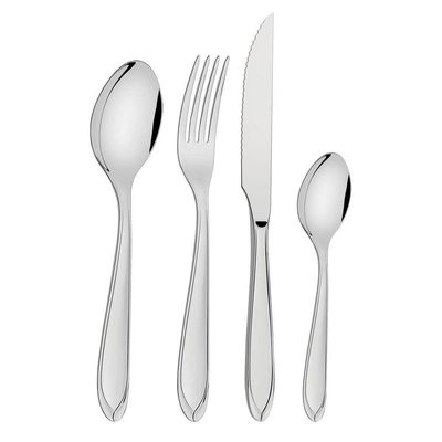 Kit 48 Peças Faqueiro Jogo De Talheres Inox Laguna Tramontina