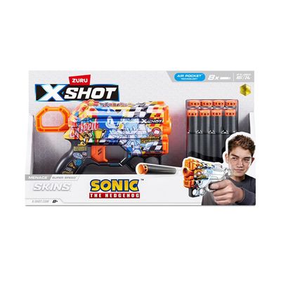 Lançador de dardos X-Shot, Skins Menace Sonic, Super Speed