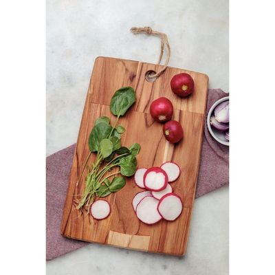FSC Tábua Retangular Tramontina Kitchen em Madeira Teca 34x23 cm