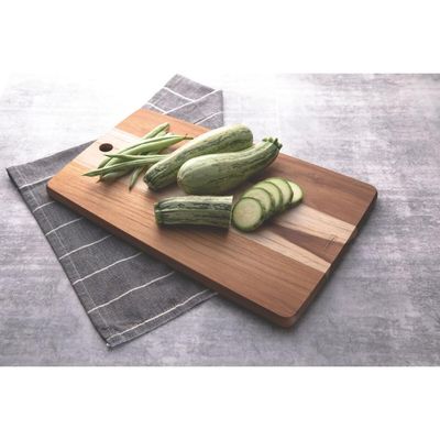 FSC Tábua Retangular Tramontina Kitchen em Madeira Teca 34x23 cm