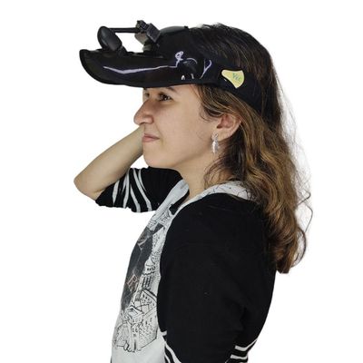 Viseira Ventilador Helice Chapeu