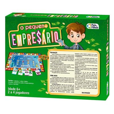 Jogo O Pequeno Empresário - Pais E Filhos