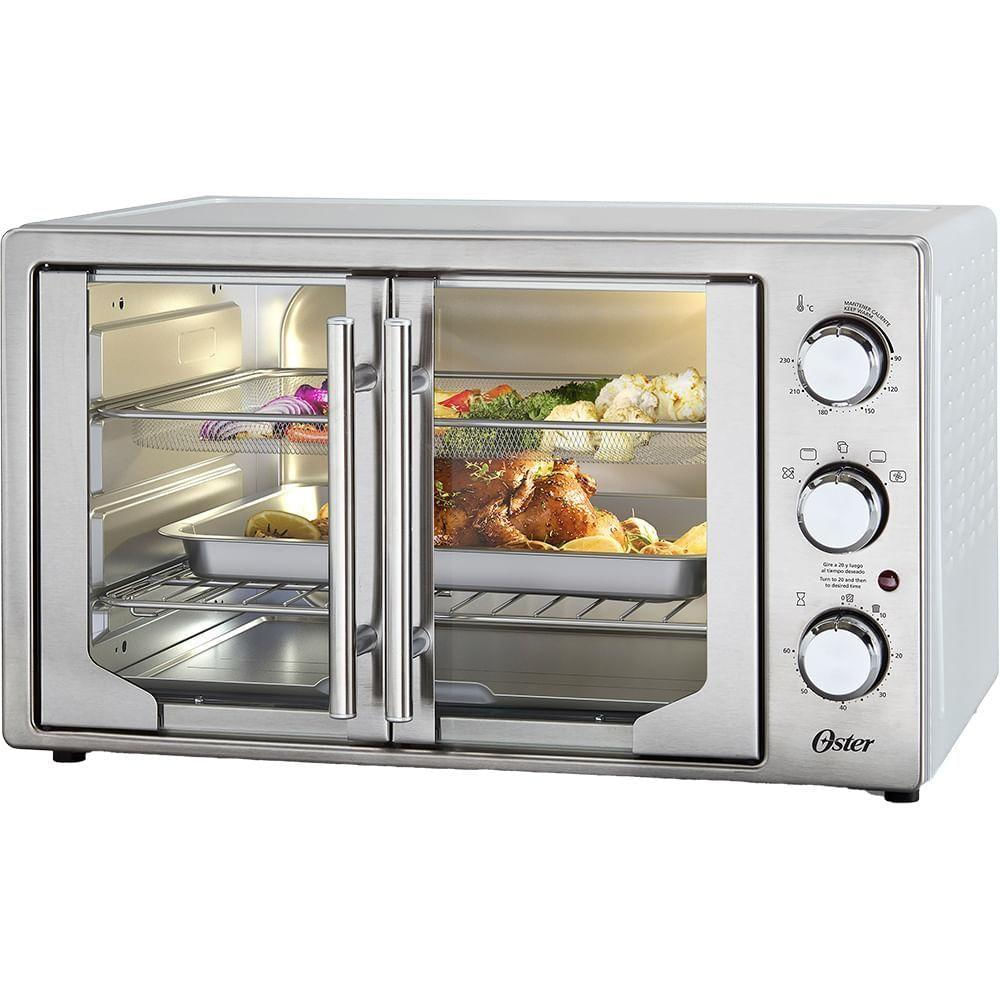 Kit Forno Fryer French Door e Processador Oster Up & Down 127V