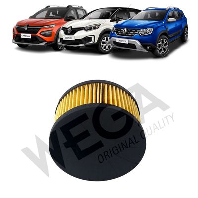 Filtro de Óleo do Motor Renault Kardian Duster Captur Oroch 2021 em diante