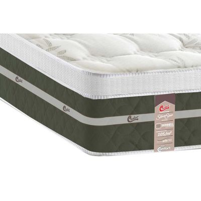 Colchão King Molas Bonnel Silver Star Air Euro Pillow (193x203x32) - Castor