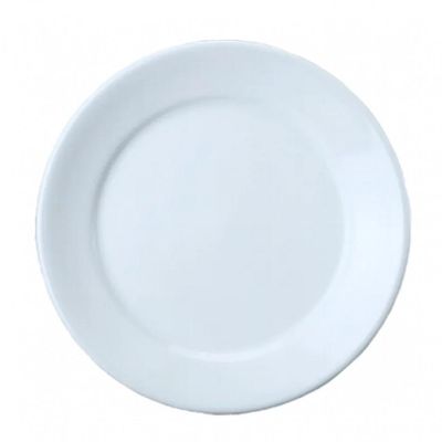 Kit 16 Pratos Raso Porcelana 24,5 cm Bar Hotel Germer