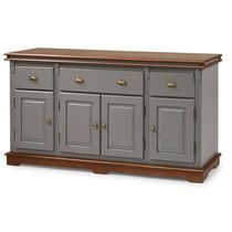 Balcão 4 Portas 2 Gavetas Manchester - M52048 Cor Laca - Cinza