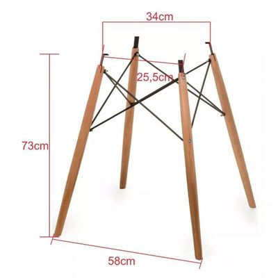 Pe Palito Base Eiffel C. Eames Para Mesa Tampo De Até 110Cm