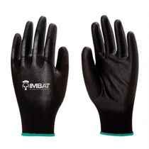 Luva De Poliéster C/ Pu Preto - Imbat P