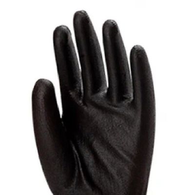 Luva De Poliéster C/ Pu Preto - Imbat P