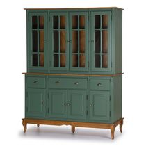 Arca Oratório 4 Portas Madeira, 3 Gavetas E 4 Portas Vidro Hannover - M560806 Garapa - Verniz