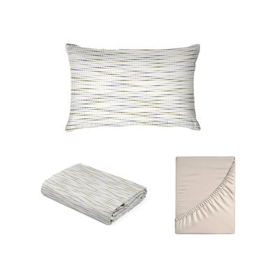 Jogo de Cama Solteiro 150 Fios Fiori - Murilo (7808)