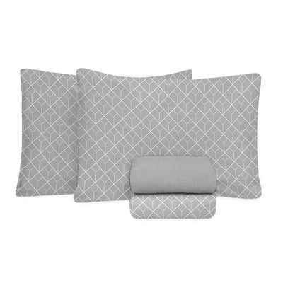 Jogo de Cama King Size 150 Fios Fiori - Nicolas (7679-1)