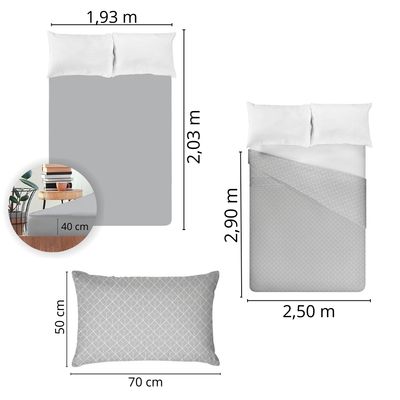 Jogo de Cama King Size 150 Fios Fiori - Nicolas (7679-1)