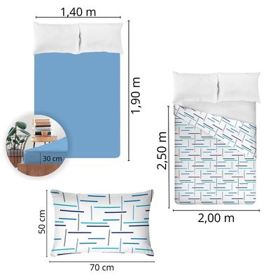 Jogo de Cama Casal 150 Fios Fiori - Bento (7809)