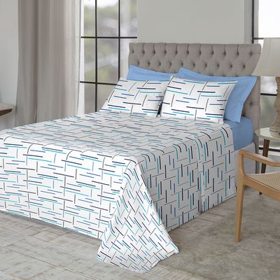 Jogo de Cama Casal 150 Fios Fiori - Bento (7809)