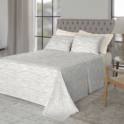 Jogo de Cama Queen Size 150 Fios Fiori -  Murilo (7808)