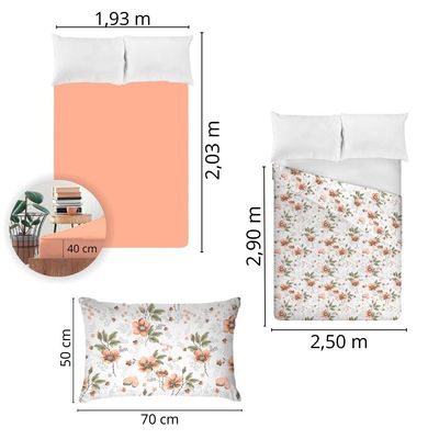 Jogo de Cama King Size 150 Fios Fiori - Júlia (7812)