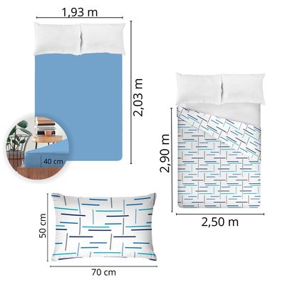 Jogo de Cama King Size 150 Fios Fiori - Bento (7809)