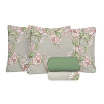 Jogo de Cama King Size 150 Fios Fiori -  Isis (7813)