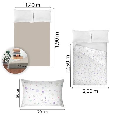 Jogo de Cama Casal 150 Fios Fiori - Eloá (7811)