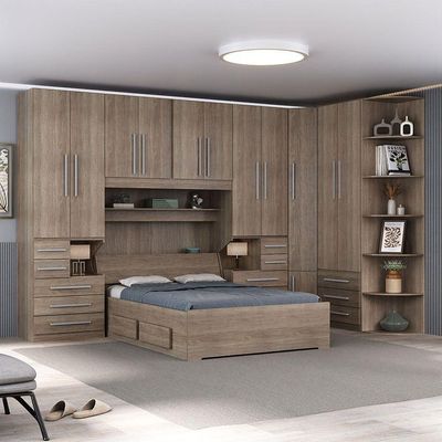 Dormitório De Casal Sem Cama 1344s Castanho