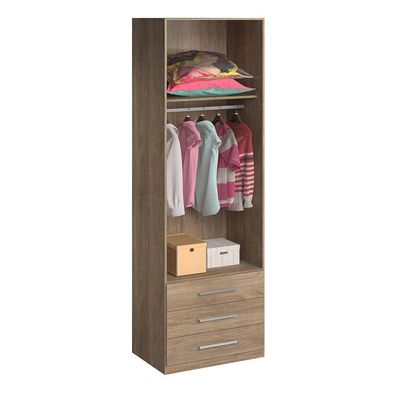 Guarda-roupa De 2 Portas 1228 Castanho