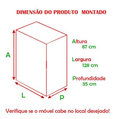 Balcão De Cozinha 4 Portas 1360 Ilan