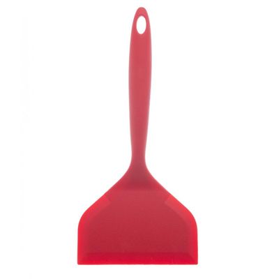Espatula Raspadora Larga De Silicone Vermelho Lyor