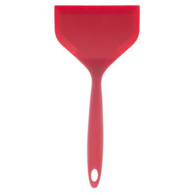 Espatula Raspadora Larga De Silicone Vermelho Lyor